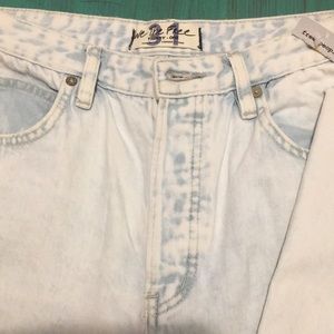 Flare white wash jeans. New!!